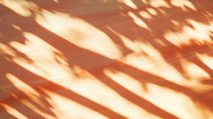 Poster - Dynamic maple tree shadows with bright light and textured background