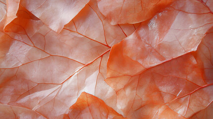 Poster - Natural maple leaf texture with fine light cracks for organic design