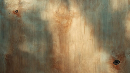 Poster - Maple wood surface with fine scratches and subtle light effect for background design