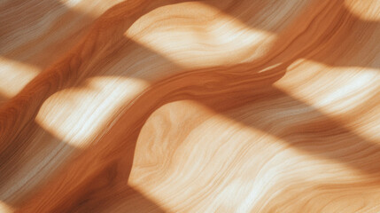 Poster - Natural matte beech texture with smooth surface and soft tones for design background