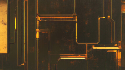 Poster - Abstract texture of mdf and metal with dark reflections for modern design and industrial style