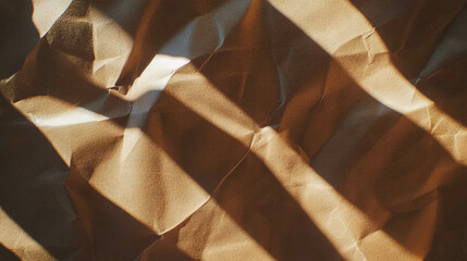 Poster - Geometric shadows on mdf surface with bright directional light for interior design inspiration