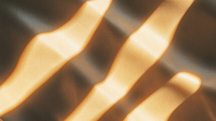 Poster - Pattern of mdf material with dynamic bright lighting for modern design