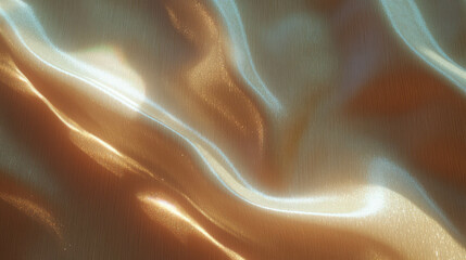 Poster - Abstract wavy textured mdf surface with soft light and warm tones