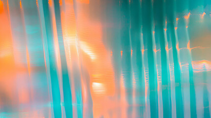 Poster - Vibrant abstract texture of micro ribbed smooth plastic surface