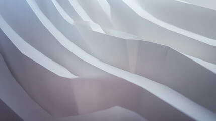 Aufkleber - Abstract grey ribbed paper texture with light grey tones for modern design