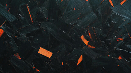 Aufkleber - Dark textured osb surface with rough cut edges for industrial design background
