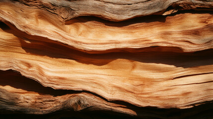 Poster - Natural wood grain texture with multiple layers for design and background use