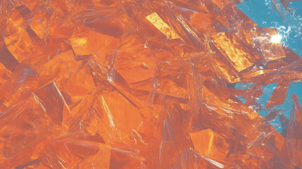 Aufkleber - Textured abstract art with painted osb surface and bright reflections
