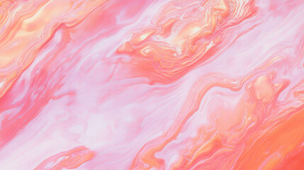 Poster - Vibrant texture of pau rosa wood with pinkish orange hue for creative design projects
