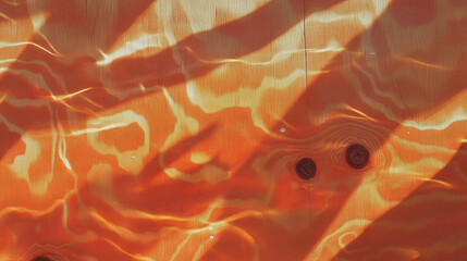 Poster - Vivid plywood texture with captivating bird's eye pattern and warm light effects for design