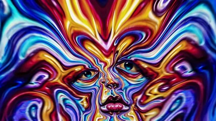 Poster - bstract Face Evolution
