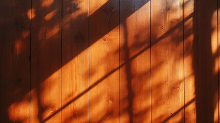 Poster - Rustic plywood texture with dark stain and deep shadows for background design
