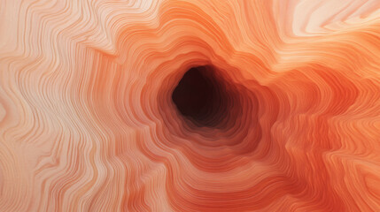 Poster - Abstract texture of plywood with end grain pattern in warm tones