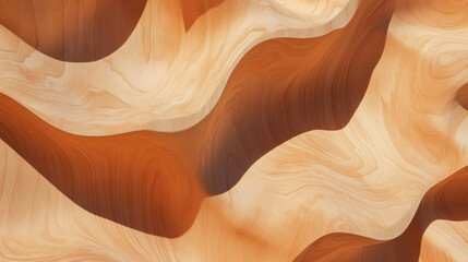 Poster - Abstract plywood texture with matte varnish and soft shadows for artistic backgrounds