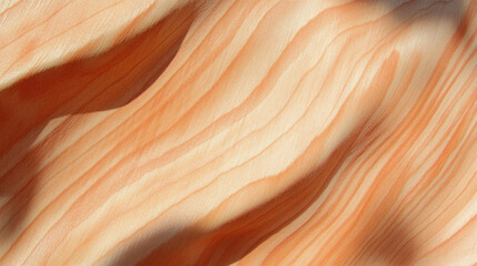 Aufkleber - Elegant plywood texture with matte varnish and soft shadow for interior design and craft projects