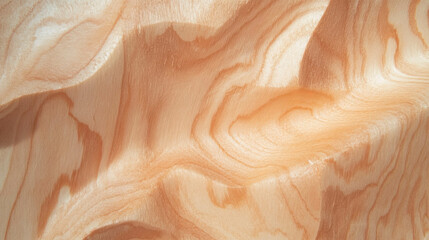 Aufkleber - Natural plywood texture with thin layers and smooth surface for design and art