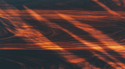Poster - Polished wood texture with dark grain and subtle patterns for decorative design