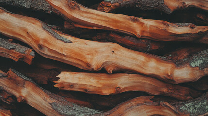 Poster - Raw maple wood texture with slightly rough surface for natural design inspiration