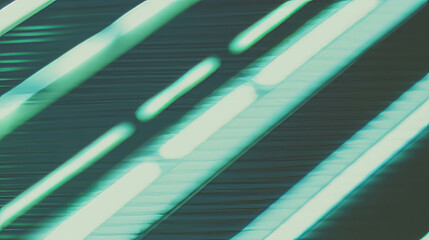 Aufkleber - Abstract geometric design with ribbed plastic texture and cutouts