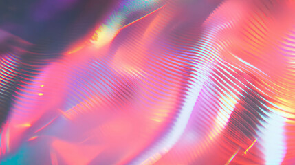 Poster - vibrant ribbed plastic texture with smooth polished surface for abstract design