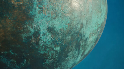 Aufkleber - Abstract bronze texture with patina design for art and decor