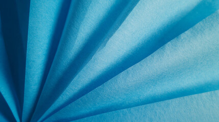 Poster - Textured blue paper with horizontal ribbed pattern