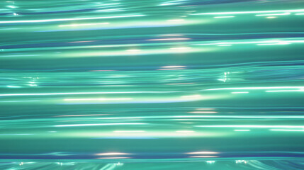 Poster - Vibrant neon light texture with ribbed horizontal patterns for modern design