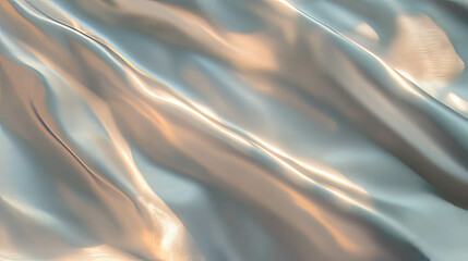 Aufkleber - Abstract metallic surface with rumpled aluminum foil texture and fine lines
