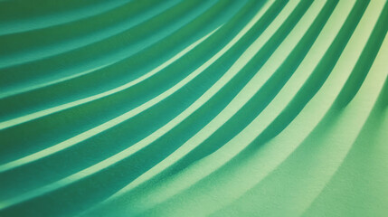 Poster - Textured green paper with shallow angled ribs for creative design projects