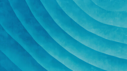 Aufkleber - Abstract curved ribbed blue paper texture for creative design and backgrounds