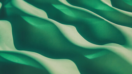 Poster - Abstract texture of shallow ribbed green paper for design and decoration