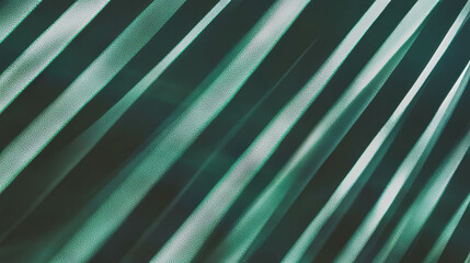 Poster - Abstract texture of sharp ribbed green paper for artistic design