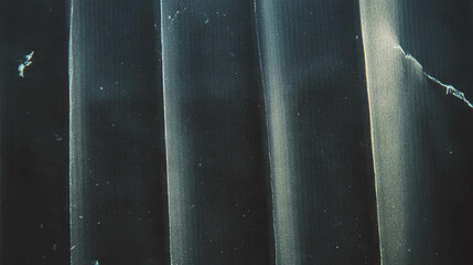 Poster - Abstract grey vertical ribbed paper texture for design and decoration