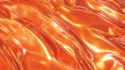 Aufkleber - Abstract bright orange glossy wood grain texture design for artistic decor