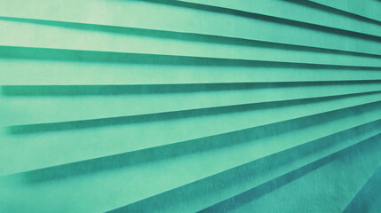 Poster - Abstract green horizontal ribbed texture design for background or wallpaper