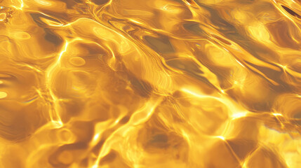 Poster - Golden brown teak texture with smooth finish for interior design