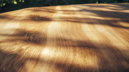 Poster - Natural teak wood texture with live edge and rustic dark detail for design and decoration