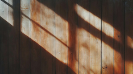 Poster - Texture of teak wood with loose grain and varied light patterns