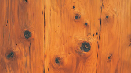 Poster - Teak wood texture with small knots and dark spots for interior design and decoration