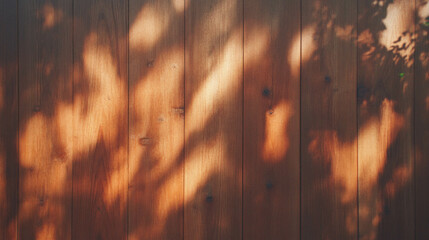 Poster - Elegant teak wood texture with light knots and subtle shadows – ideal for design backgrounds