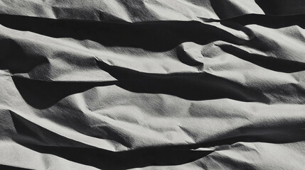 Poster - Textured grey paper with ribbed surface and dark grooves for creative design projects
