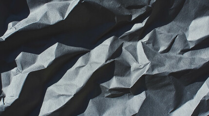 Poster - Abstract art texture of thick ribbed grey paper with dark grooves