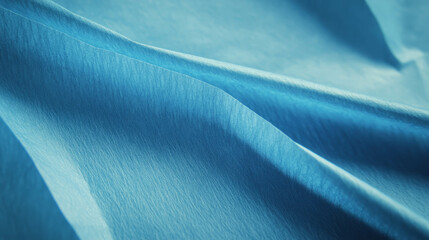 Poster - Elegant blue paper texture with subtle ribbing for creative backgrounds and designs