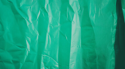Poster - Thin ribbed green paper texture with subtle light lines for creative design