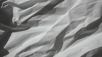 Poster - Abstract texture of thin ribbed grey paper with light lines for art and design projects
