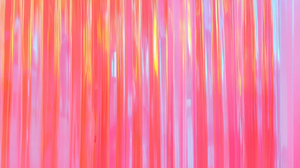 Poster - Vibrant neon fuchsia ribbed plastic texture for creative design