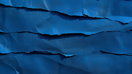 Poster - Abstract blue ribbed paper texture for creative background design
