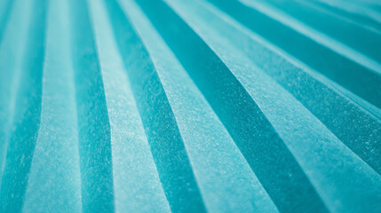 Poster - Vertical ribbed blue paper texture for creative design projects