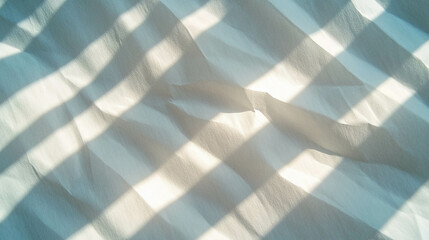 Aufkleber - Textured vertical ribbed grey paper with soft shadow patterns for background design